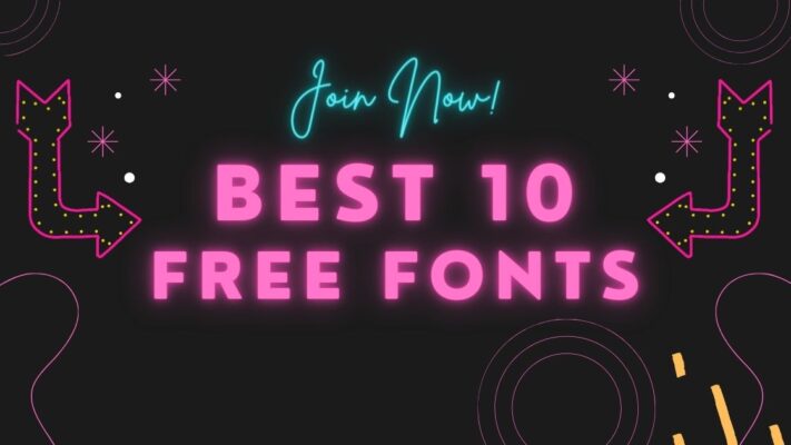 Elevate Your Design with Best 10 Free Fonts for Commercial Use